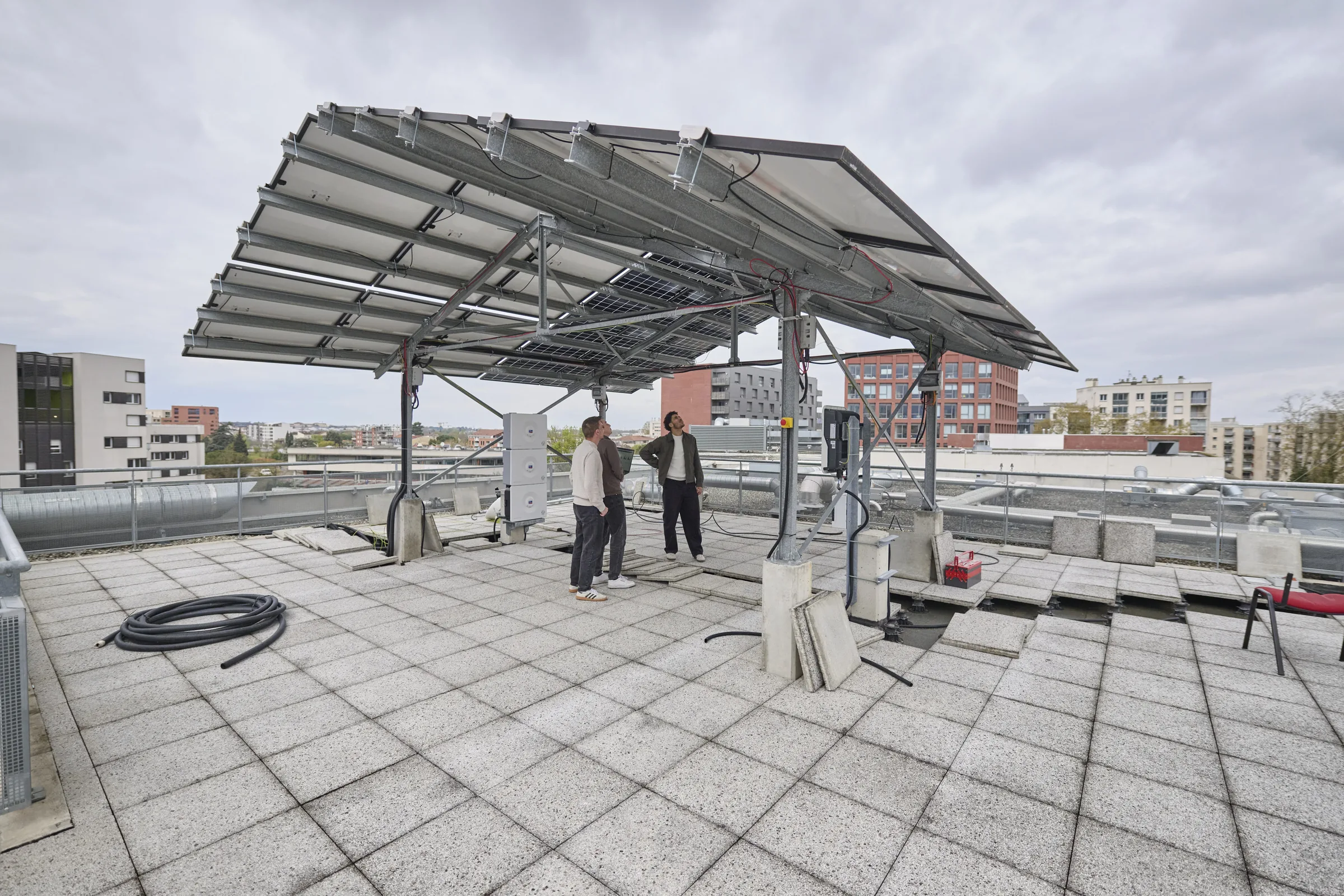 CHESS.lab rooftop PV canopy