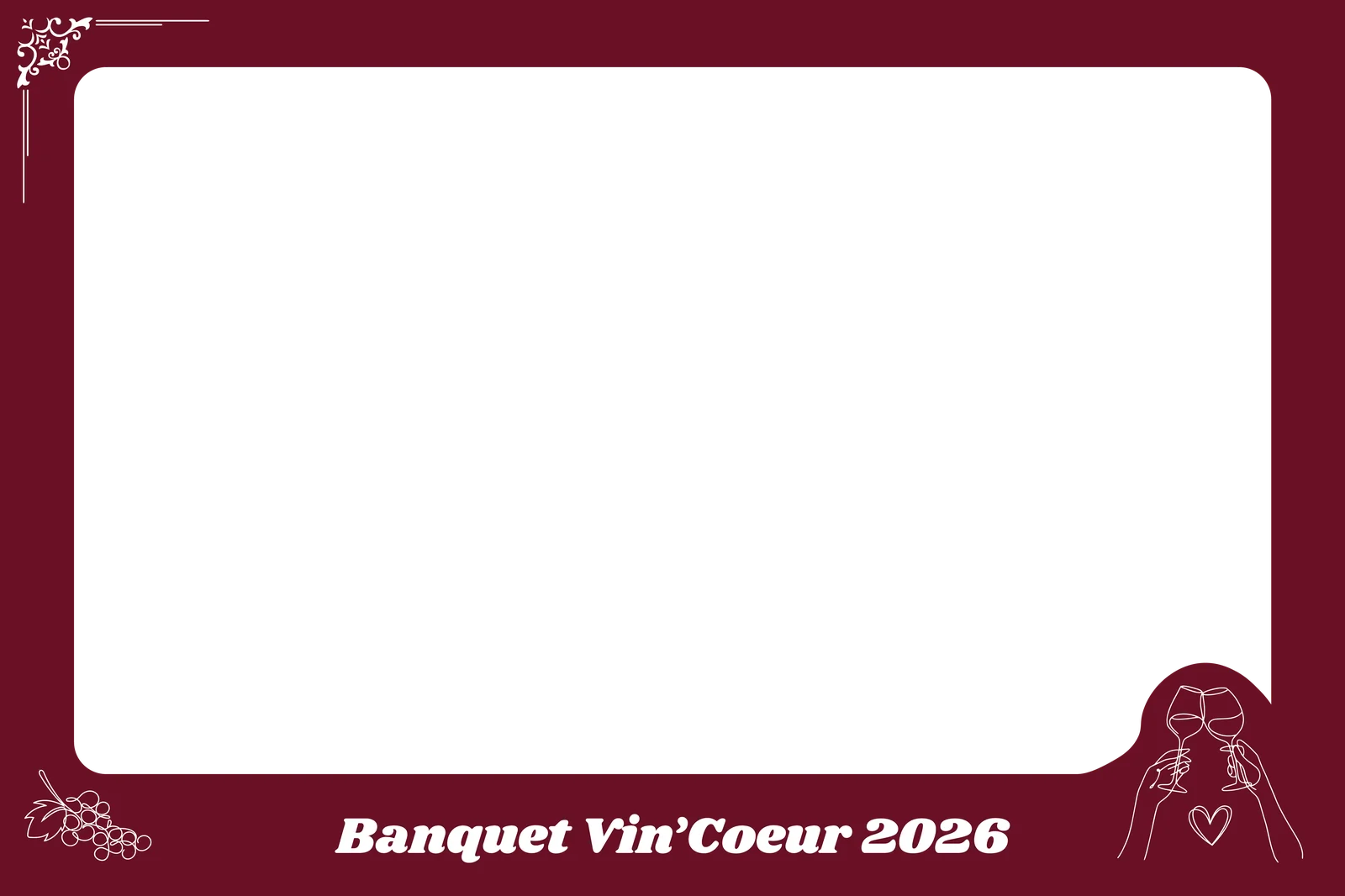 Event overlay for Banquet Vin’Coeur 2026